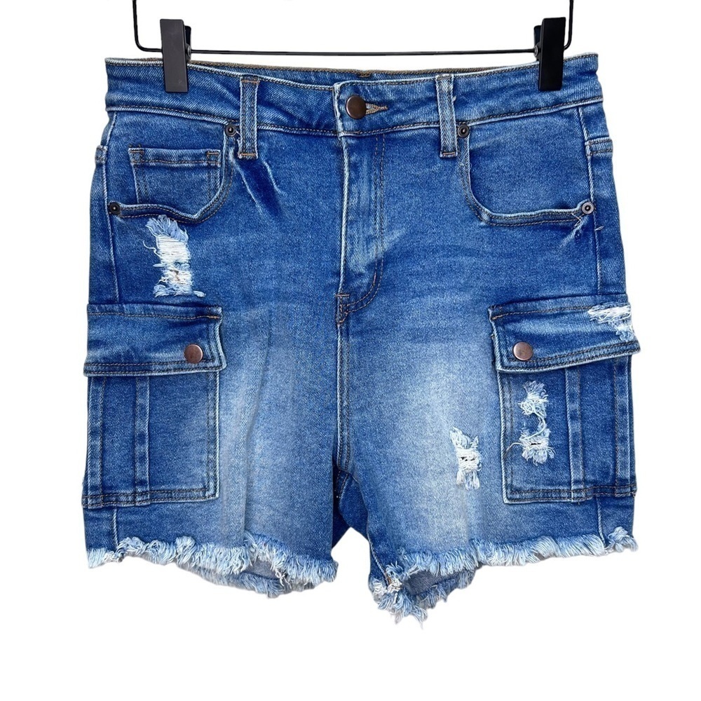 AMERICAN Bazi Cargo Denim Jeans Shorts Size Medium